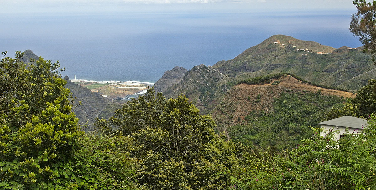 Blick nach Cimanada und Punta Hidalgo